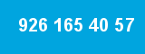 926 165 40 57